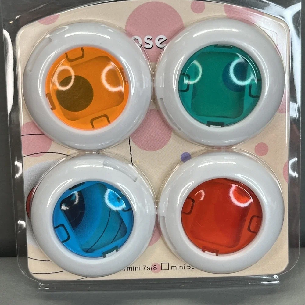 Camera Filter 4 pcs Close up Lens Color Filter Instant Special Effects Lens
